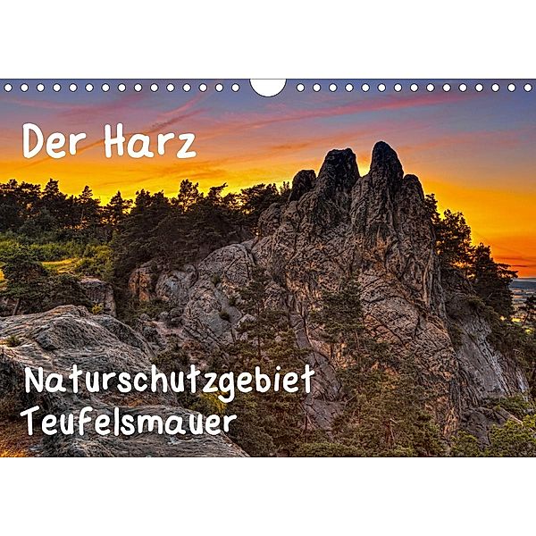 Der Harz, Naturschutzgebiet Teufelsmauer (Wandkalender 2021 DIN A4 quer), Daniel Kühne