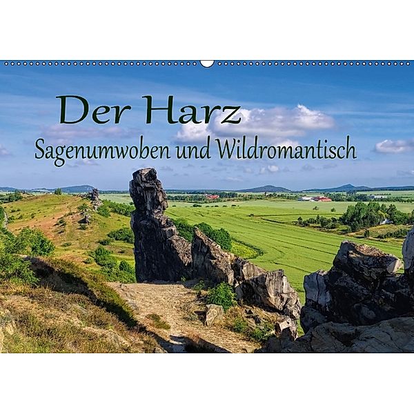 Der Harz - Sagenumwoben und Wildromantisch (Wandkalender 2018 DIN A2 quer), LianeM