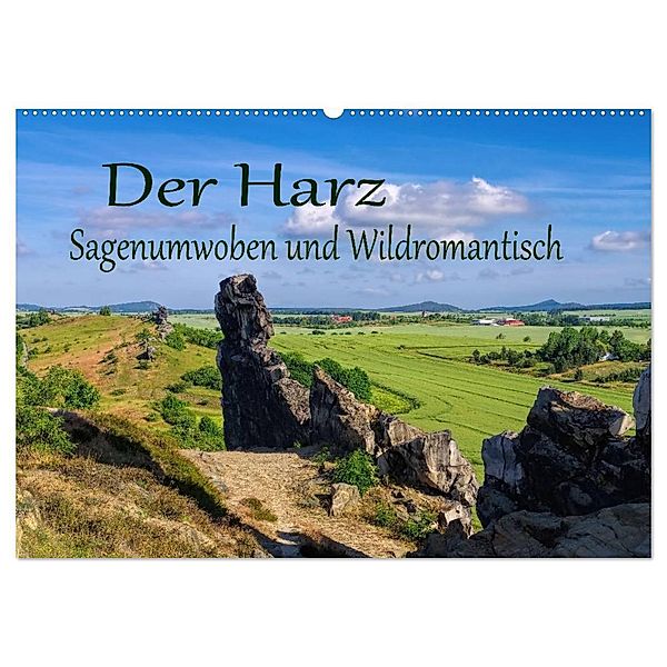 Der Harz - Sagenumwoben und Wildromantisch (Wandkalender 2024 DIN A2 quer), CALVENDO Monatskalender, LianeM