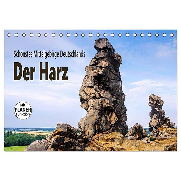 Der Harz - Schönstes Mittelgebirge Deutschlands (Tischkalender 2024 DIN A5 quer), CALVENDO Monatskalender, LianeM