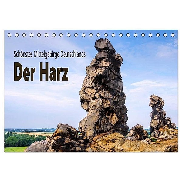 Der Harz - Schönstes Mittelgebirge Deutschlands (Tischkalender 2024 DIN A5 quer), CALVENDO Monatskalender, LianeM