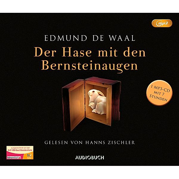 Der Hase mit den Bernsteinaugen, 1 MP3-CD, Edmund De Waal
