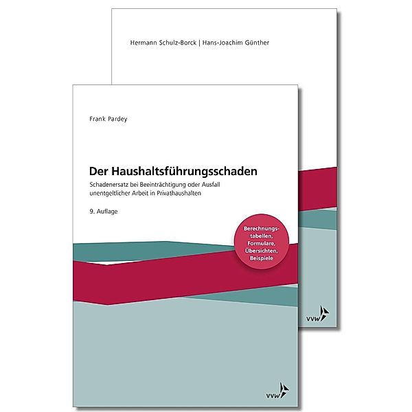 Der Haushaltsführungsschaden - Kombipaket, 2 Bde., Hermann Schulz-Borck, Frank Pardey, Hans-Joachim Günther, Christian Huber