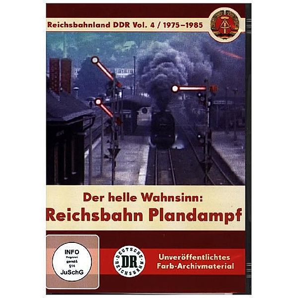 Der helle Wahnsinn: Reichsbahn - Plandampf.Vol.4,1 DVD