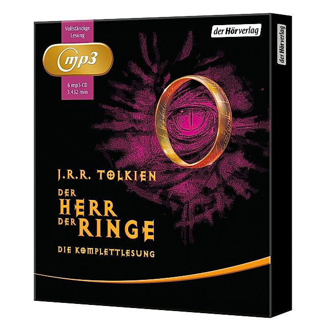 Der Herr der Ringe, 6 Audio-CD, 6 MP3 Hörbuch günstig bestellen