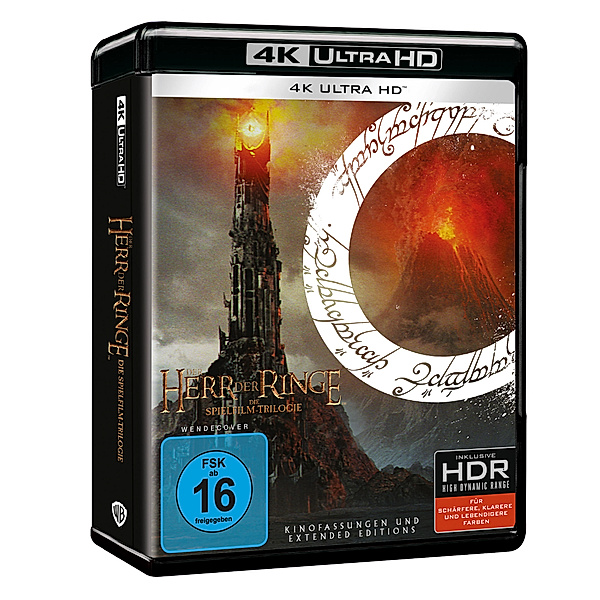 Der Herr der Ringe: Extended Edition Trilogie (4K Ultra HD), Orlando Bloom,Ian McKellen Elijah Wood