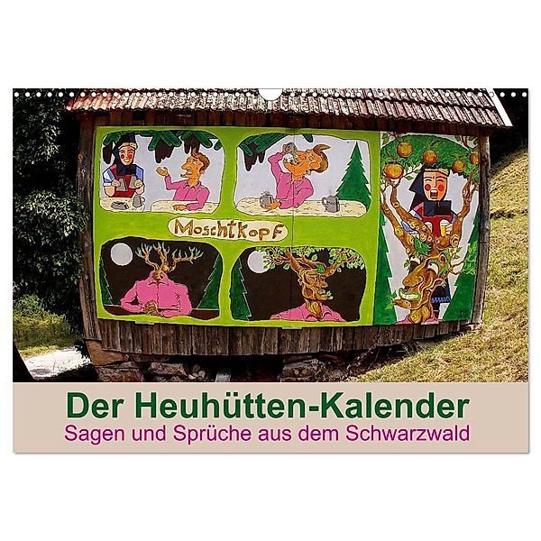 Der Heuhütten-Kalender (Wandkalender 2024 DIN A3 quer), CALVENDO Monatskalender, Michael Weiler