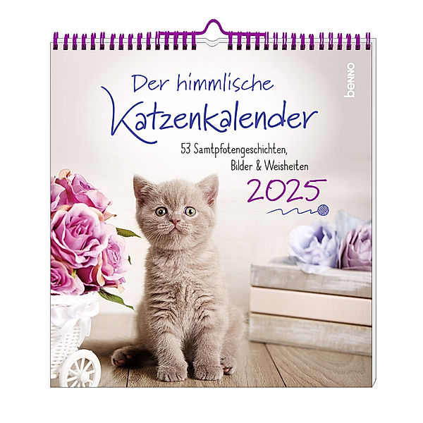 Der himmlische Katzenkalender 2025, Heike Wendler