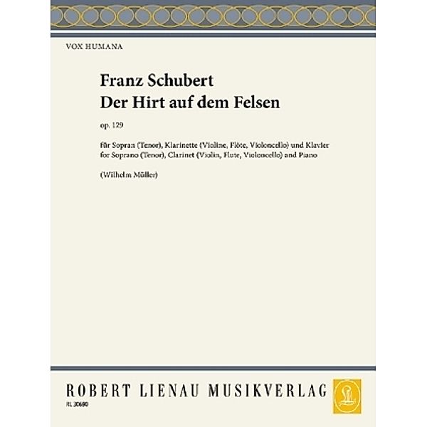 Der Hirt auf dem Felsen, Franz Schubert