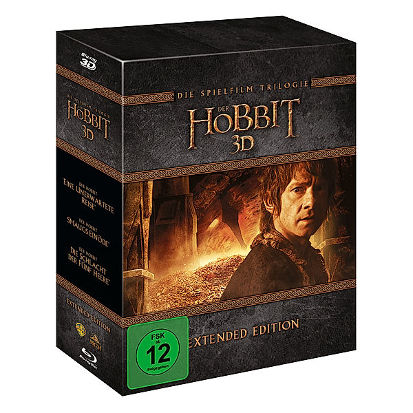 Der Hobbit Trilogie: Extended Edition - 3D Version, J. R. R. Tolkien, Fran Walsh, Philippa Boyens, Peter Jackson, Guillermo del Toro