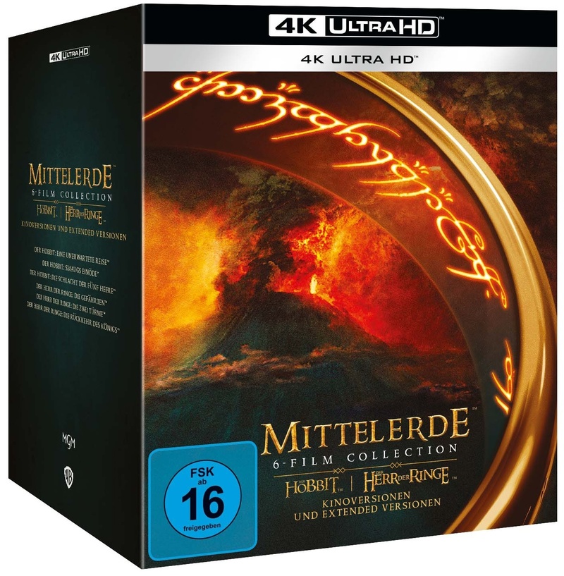 Der Hobbit und Der Herr der Ringe: Mittelerde Collection (4K Ultra HD)