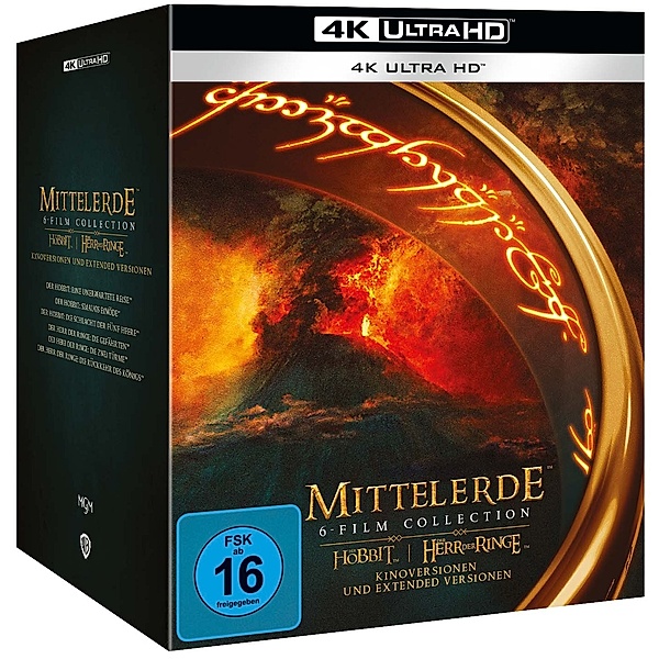 Der Hobbit und Der Herr der Ringe: Mittelerde Collection 4K Ultra HD Film |  Weltbild.at