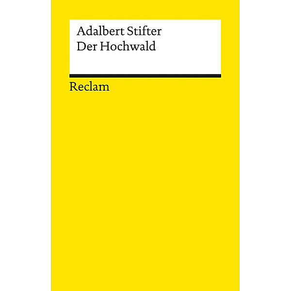 Der Hochwald, Adalbert Stifter