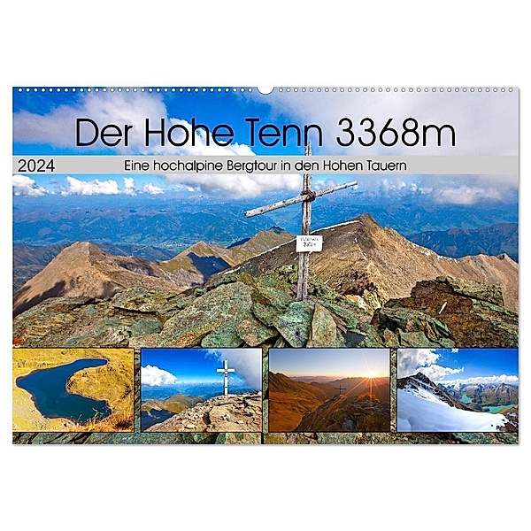 Der Hohe Tenn 3368m (Wandkalender 2024 DIN A2 quer), CALVENDO Monatskalender, Christa Kramer