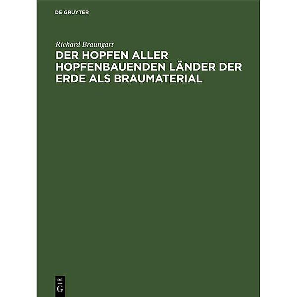 Der Hopfen aller hopfenbauenden Länder der Erde als Braumaterial / Jahrbuch des Dokumentationsarchivs des österreichischen Widerstandes, Richard Braungart