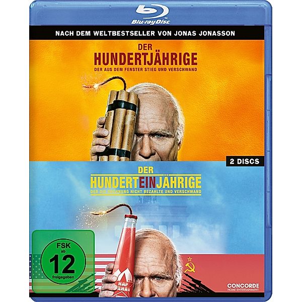 Der Hundertjährige, der aus dem Fenster stieg und verschwand / Der Hunderteinjährige, der die Rechnung nicht bezahlte und verschwand, Hundertj. & Hunderteinj., 2BD