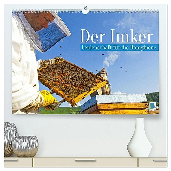 Der Imker: Leidenschaft für die Honigbiene (hochwertiger Premium Wandkalender 2024 DIN A2 quer), Kunstdruck in Hochglanz, Calvendo