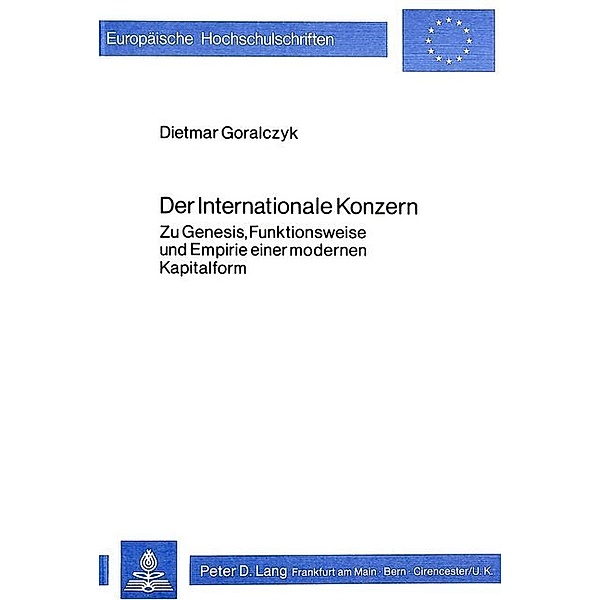 Der internationale Konzern, Dietmar Goralczyk