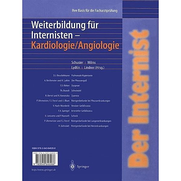 Der Internist: Weiterbildung für Internisten Kardiologie/ Angiologie