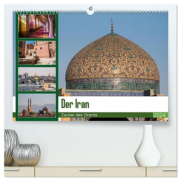 Der Iran - Zauber des Orients (hochwertiger Premium Wandkalender 2024 DIN A2 quer), Kunstdruck in Hochglanz, Thomas Leonhjardy