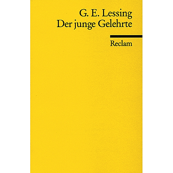 Der junge Gelehrte, Gotthold Ephraim Lessing