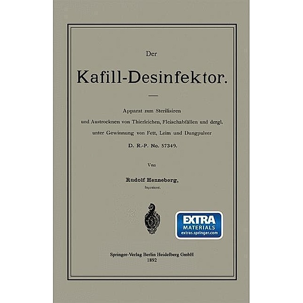Der Kafill-Desinfektor, Rudolf Henneberg