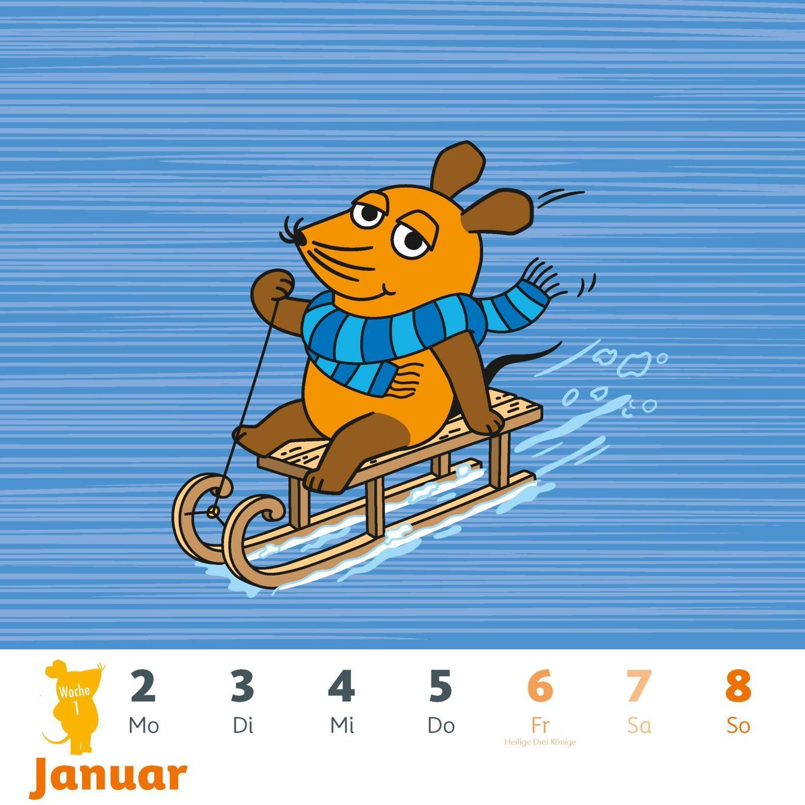 Der Kalender mit der Maus - Postkartenkalender 2023 kaufen