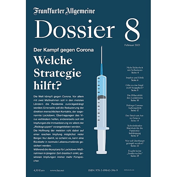 Der Kampf gegen Corona / Frankfurter Allgemeine Dossier Bd.8, Frankfurter Allgemeine Archiv