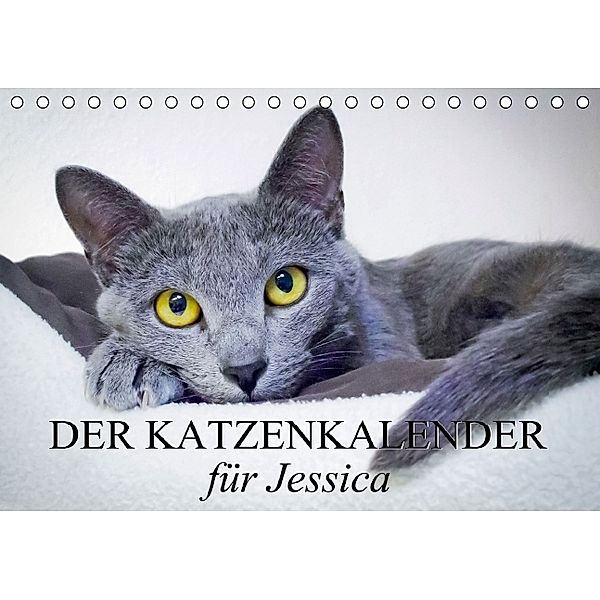 Der Katzenkalender für Jessica (Tischkalender 2014 DIN A5 quer)