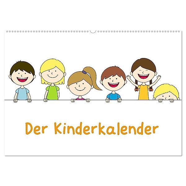 Der Kinderkalender (Wandkalender 2024 DIN A2 quer), CALVENDO Monatskalender, FloBo