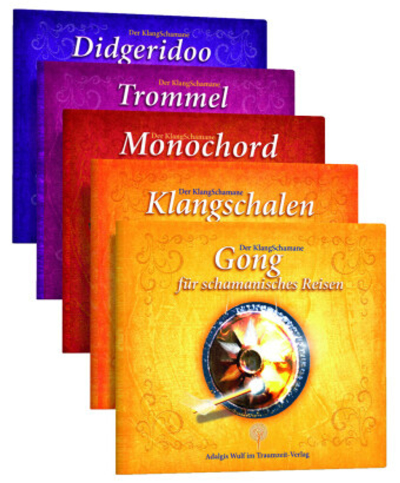Der KlangSchamane: Trommeln Klangschalen Monochord Gong und Didgeridoo für schamanische Reisen 5 Audio-CD