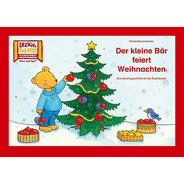 Der kleine Bär feiert Weihnachten / Kamishibai Bildkarten, Corina Beurenmeister