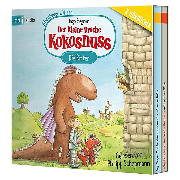 Der kleine Drache Kokosnuss - Abenteuer & Wissen - Die Ritter,2 Audio-CD, Ingo Siegner