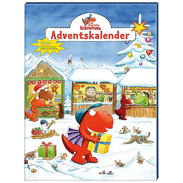 Der kleine Drache Kokosnuss Adventskalender: Auf dem Weihnachtsmarkt