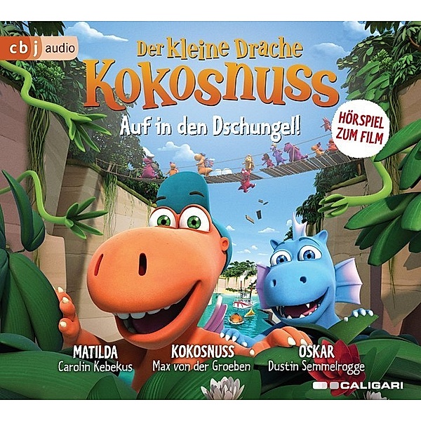 Der kleine Drache Kokosnuss - Der kleine Drache Kokosnuss - Auf in den Dschungel,1 Audio-CD, Ingo Siegner
