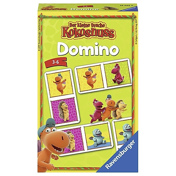 Der kleine Drache Kokosnuss Domino (Kinderspiel)