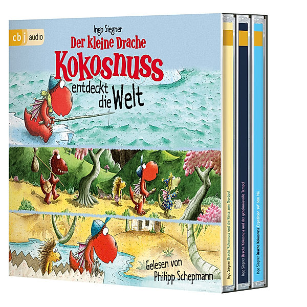 Der kleine Drache Kokosnuss entdeckt die Welt,3 Audio-CDs, Ingo Siegner