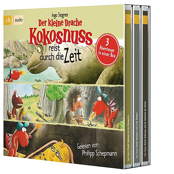 Der kleine Drache Kokosnuss reist durch die Zeit,3 Audio-CDs, Ingo Siegner