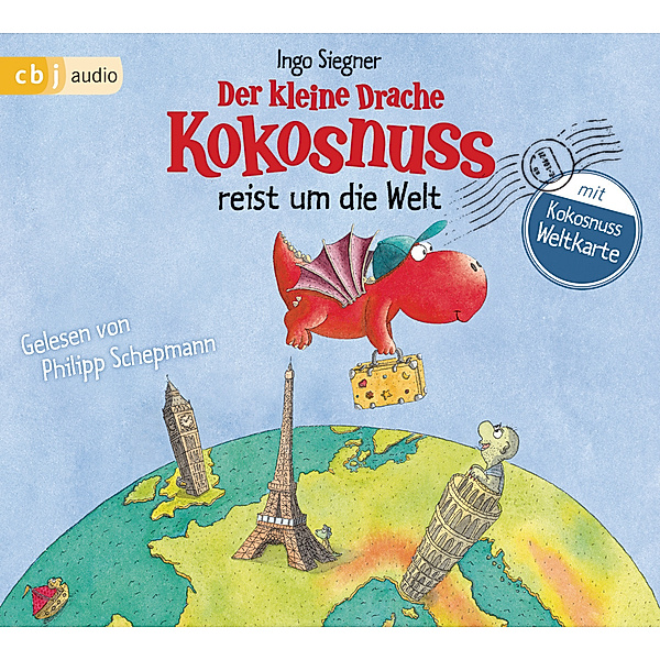 Der kleine Drache Kokosnuss reist um die Welt,2 Audio-CD, Ingo Siegner