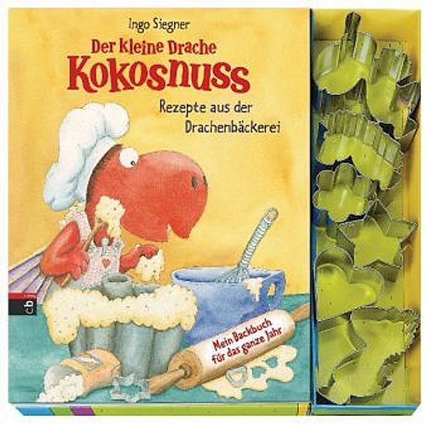 Der kleine Drache Kokosnuss - Rezepte aus der Drachenbäckerei, m. 6 Ausstechförmchen, Ingo Siegner