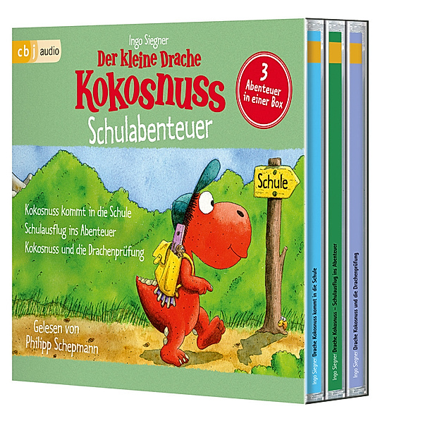 Der kleine Drache Kokosnuss - Schulabenteuer,3 Audio-CD, Ingo Siegner