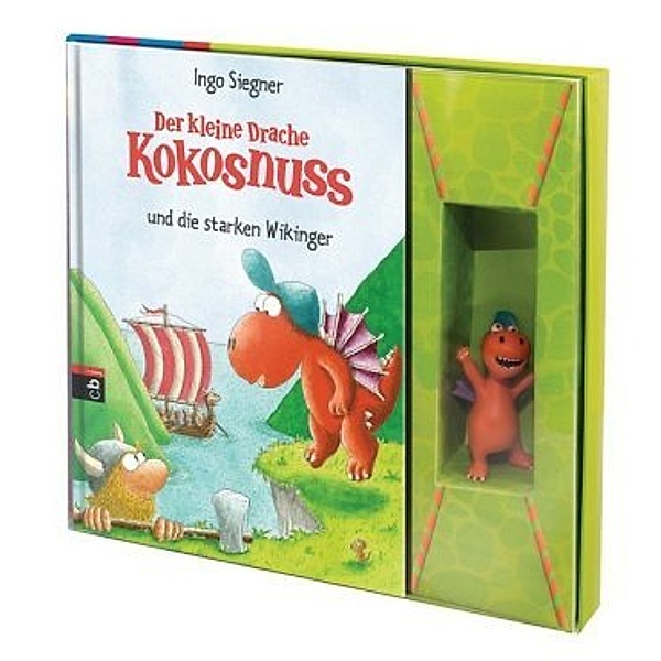 Der kleine Drache Kokosnuss und die starken Wikinger, m. 3D-Figur 'Kokosnuss', Ingo Siegner
