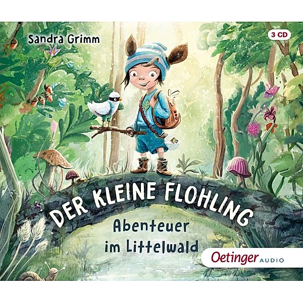 Der kleine Flohling 1. Abenteuer im Littelwald,3 Audio-CD, Sandra Grimm