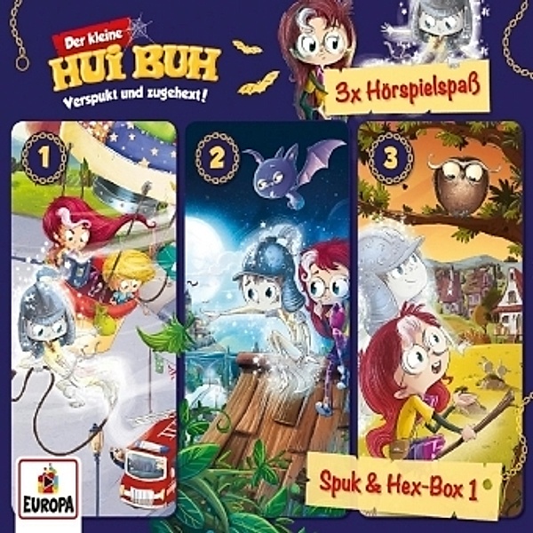 Der kleine Hui Buh - 3er Spuk und Hex Box, 1 Audio-CD