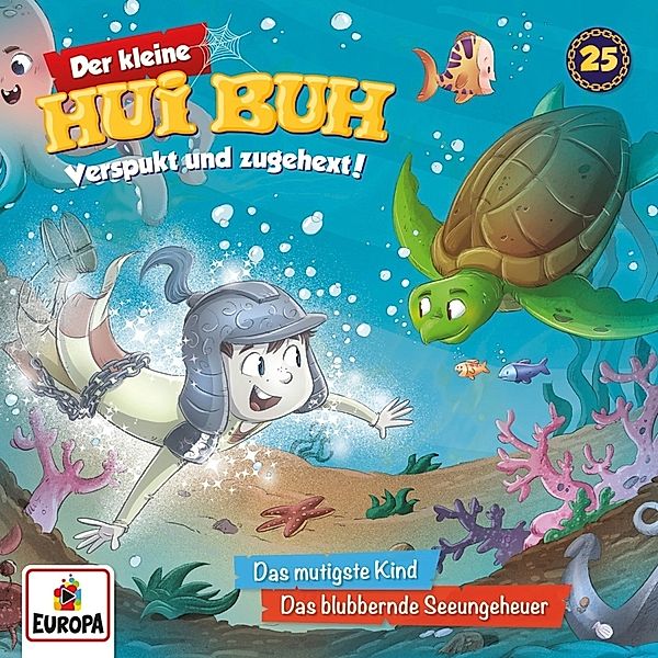 Der kleine Hui Buh - Das mutigste Kind / Das blubbernde Seeungeheuer,1 Audio-CD, Der Kleine Hui Buh