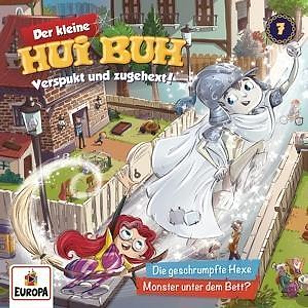 Der kleine Hui Buh - Die geschrumpfte Hexe / Monster unter dem Bett?, 1 Audio-CD