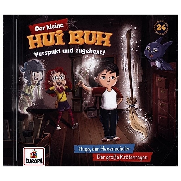 Der kleine Hui Buh - Hugo, der Hexenschüler/Der grosse Krötenregen,1 Audio-CD, Der Kleine Hui Buh