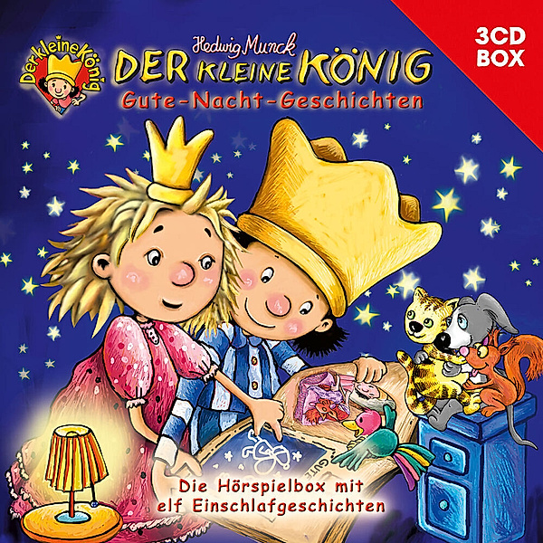 Der kleine König - 3-CD Hörspielbox - Gute-Nacht-Geschichten.Vol.3,3 Audio-CD, Der kleine König