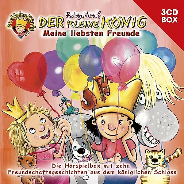 Der kleine König - 3-CD Hörspielbox - Meine liebsten Freunde.Vol.1,3 Audio-CD, Der kleine König
