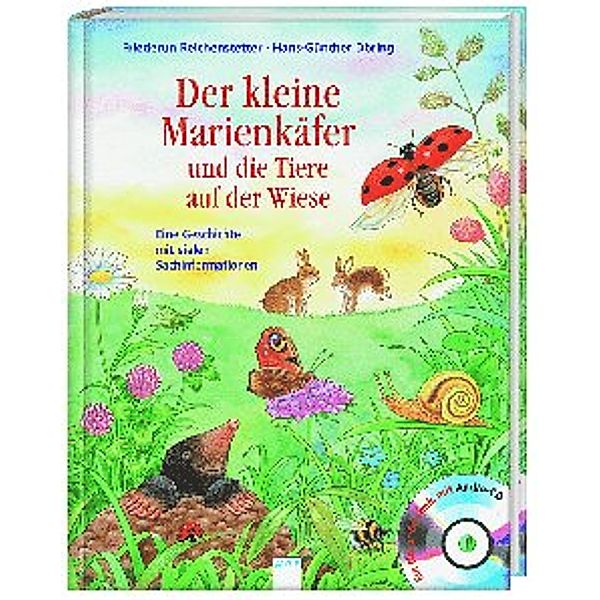 Der kleine Marienkäfer und die Tiere auf der Wiese, Friederun Reichenstetter, Hans-Günther Döring